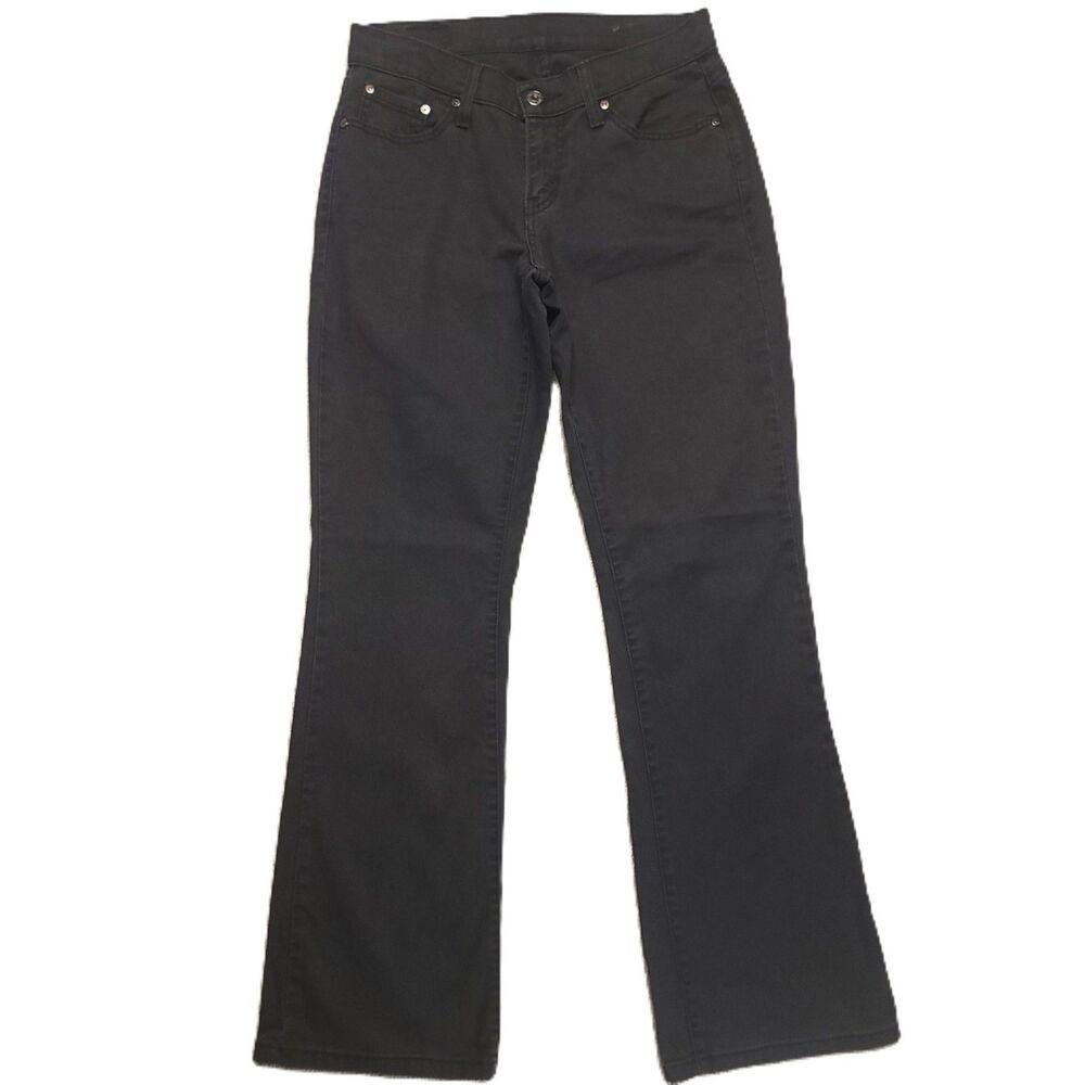 Levi’s Women’s 6M (30x31.5) Jeans Bootcut Black Mid Rise Stretch Denim Casual